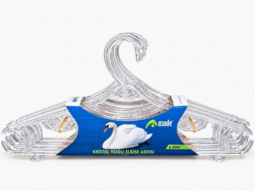 Plastic coat hanger set - plastic, for