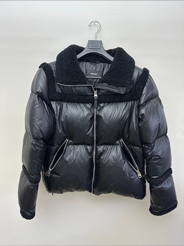 Mackage black glossy puffer - black,
