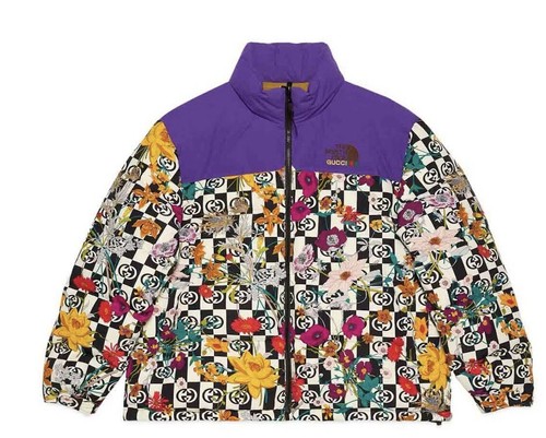 Gucci north face floral - face,