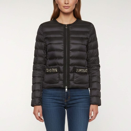 Moncler black quilted nylon - moncler,